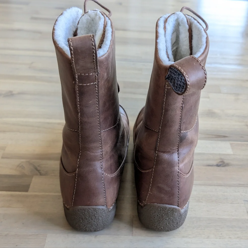 Duluth Trading Company Women's Andina‎ Leather Insulated Boots Size 7